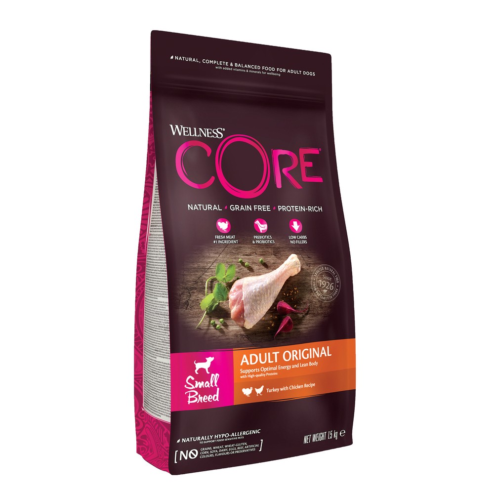 Wellness Core Wellness Core Turkey Adult Dry Dog Food pet food packaging